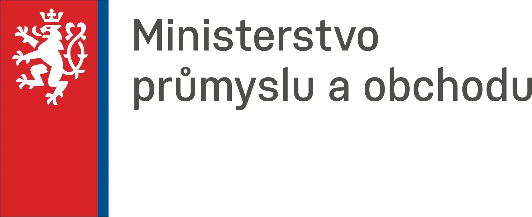 Logo Ministerstvo průmyslu a obchodu